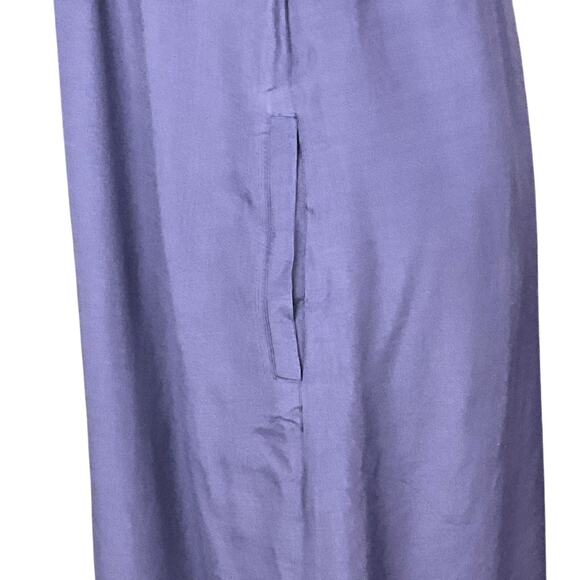 MAEVE Anthropologie Dress Alyssum Dk Blue Med Boho Cottagecore Peasant Festival - Picture 7 of 15